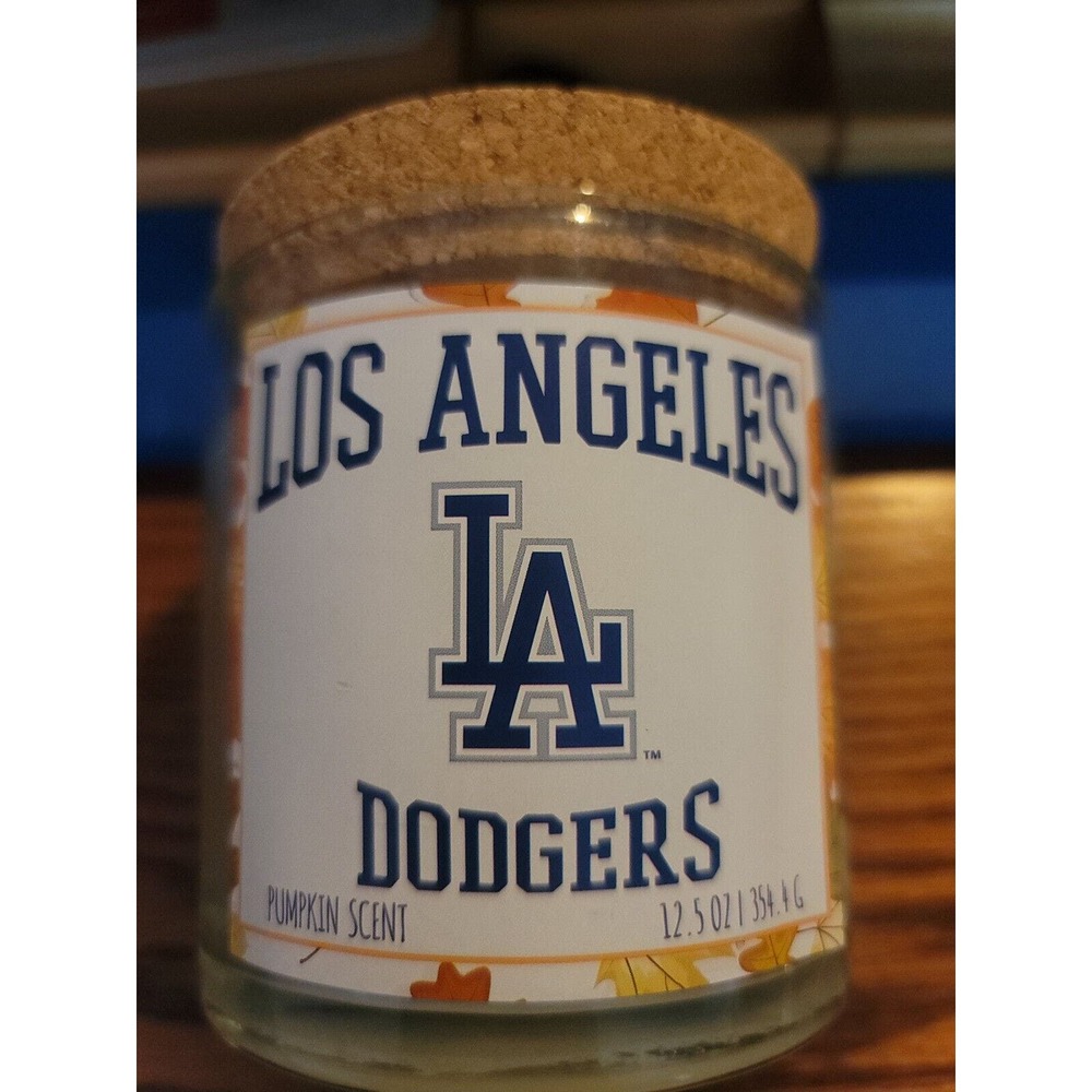 LA Dodgers, Pumpkin Candle, 12. 5oz